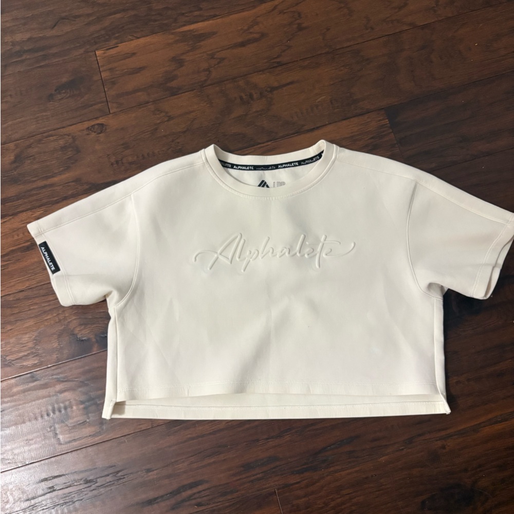 Alphalete Crop Top Cotton Shirt